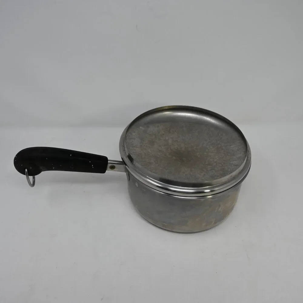 Vintage Revere Ware 1.5 Qt Saucepan Pot With Lid 86-D Used